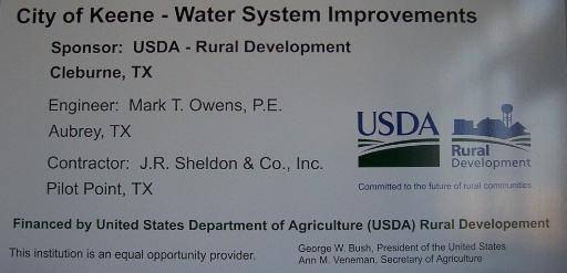 USDA Development Sign
